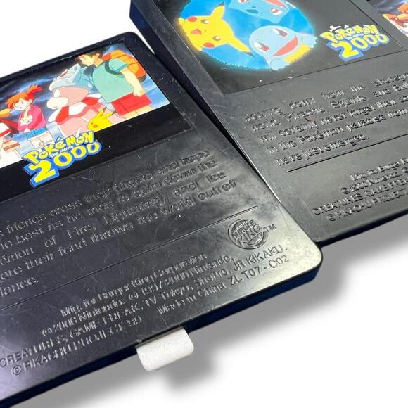 Vintage 2000 Pokémon 3D Cards Burger King Lot Mr. Mime Squirtle Movie 2000 Toys - Picture 8 of 8